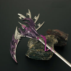 Magic Sickle Model Metal Keychain Bag Backpack Car Key Pendant Gift