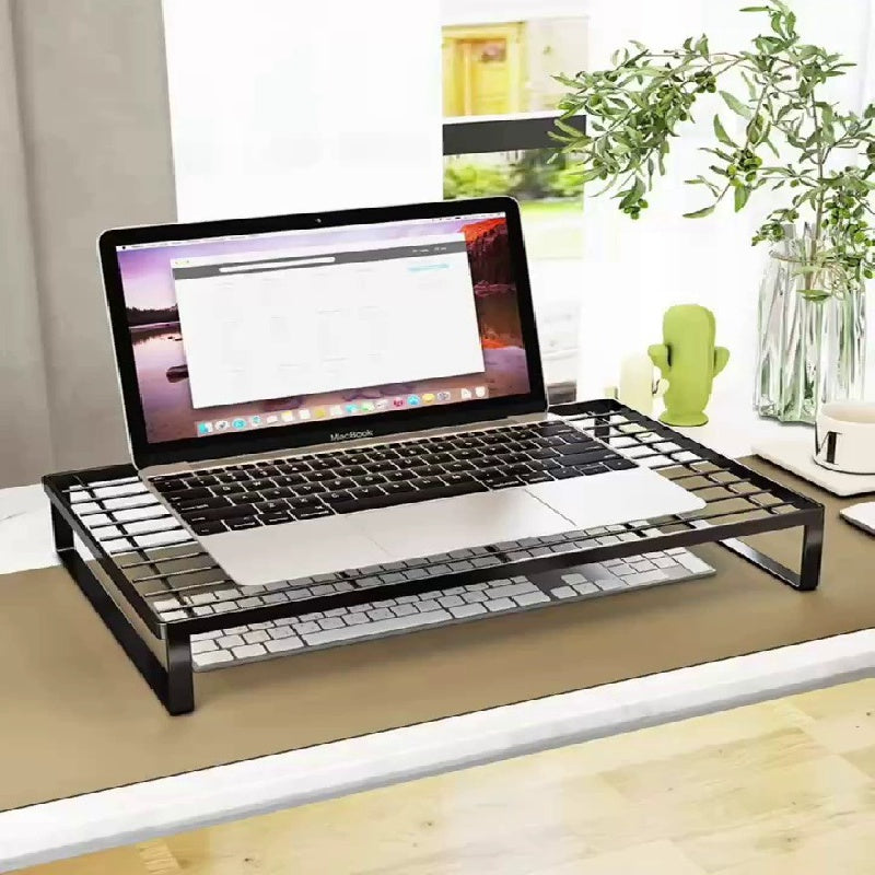 Desktop Computer Riser Laptop Stand Grill