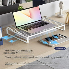 Desktop Computer Riser Laptop Stand Grill