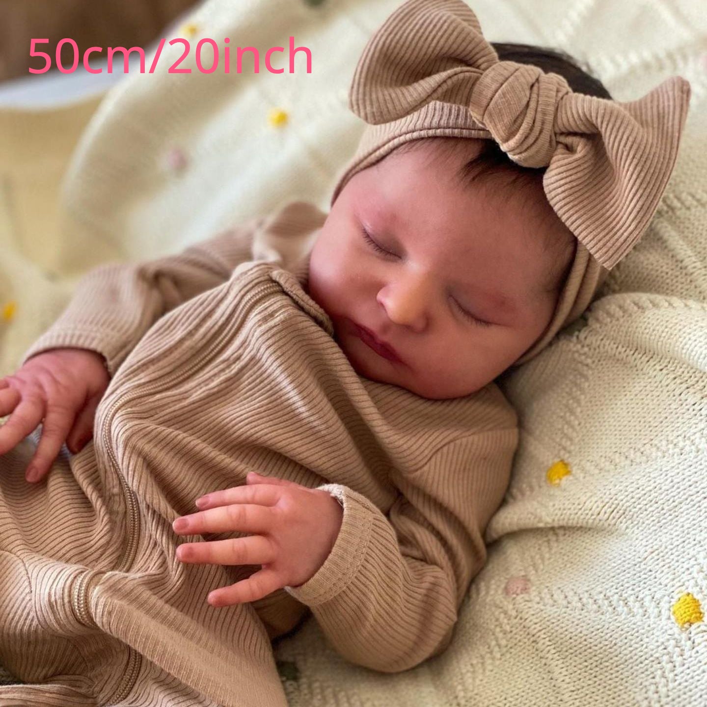 Realistic Silicone Reborn Baby Doll, 3D Skin, Visible Veins, Girl Toy Gift