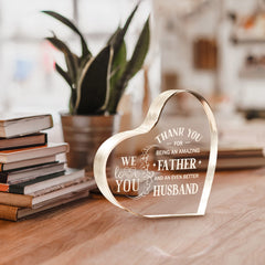 Sweet Acrylic Keepsake Anniversary Birthday Gift For Him