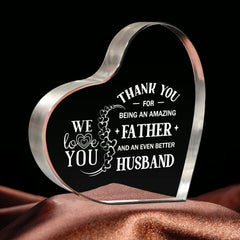 Sweet Acrylic Keepsake Anniversary Birthday Gift For Him