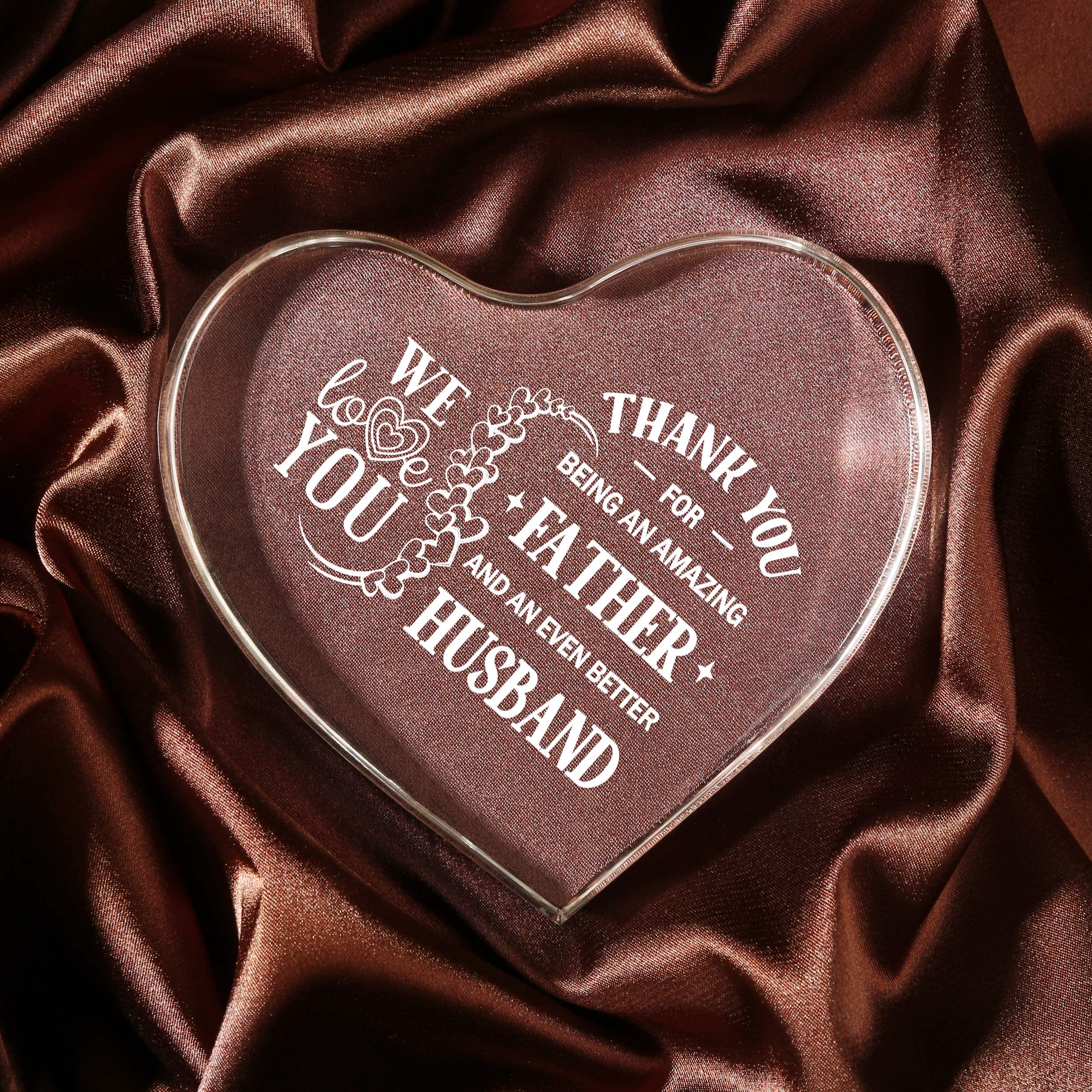 Sweet Acrylic Keepsake Anniversary Birthday Gift For Him