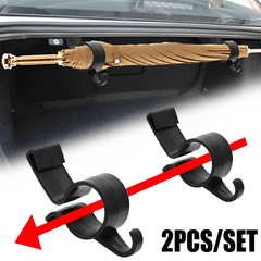 2pcs Car Umbrella Holder Trunk Hooks Organizer Auto Accessories