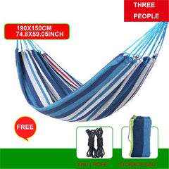 Canvas Hanging Hammock for Outdoor Camping and Garden Travel