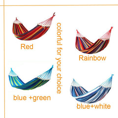 Canvas Hanging Hammock for Outdoor Camping and Garden Travel