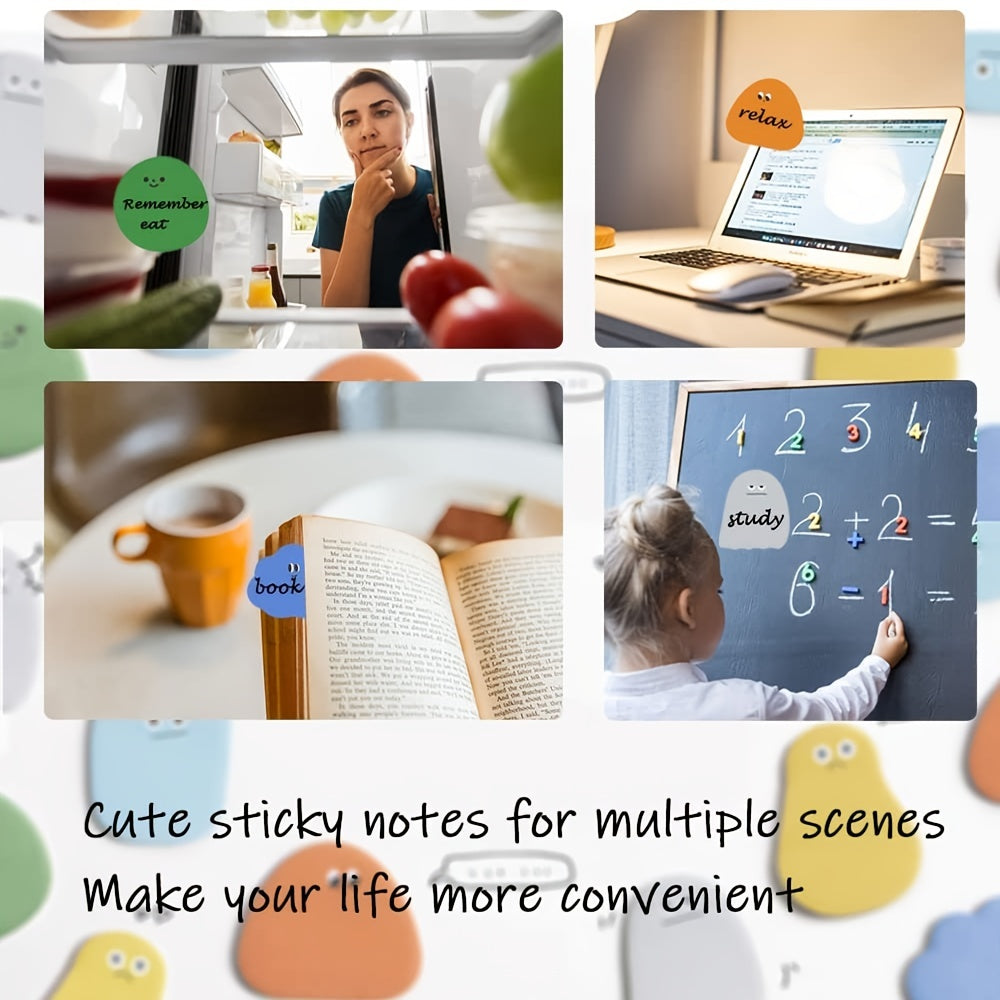 6pcs Mini Sticky Notes Self-adhesive Index Labels 30sheets per Book Office Suppl