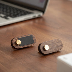 Wooden Small Display Card Cake Product Tag Sign Holder Stand