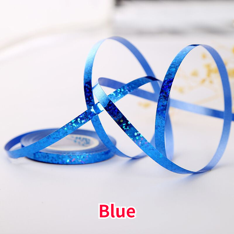 10 Rolls Balloon Ribbon Party Wedding Accessorie Balloon Chain Satin Ribbons