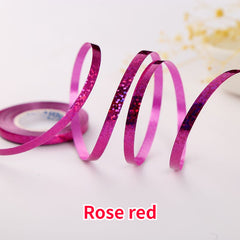 10 Rolls Balloon Ribbon Party Wedding Accessorie Balloon Chain Satin Ribbons