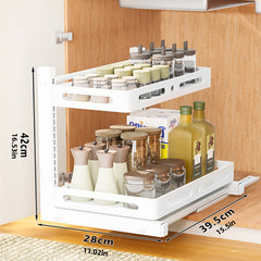 1oc Kitchen Sink Storage Rack Pull out Storage Rack Spice And Dish Cabinet