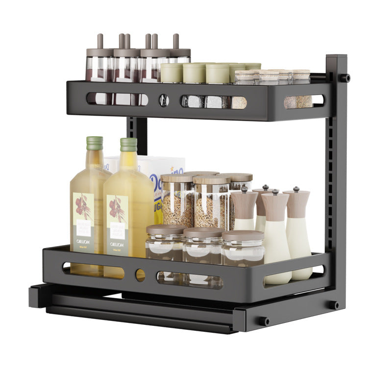 1oc Kitchen Sink Storage Rack Pull out Storage Rack Spice And Dish Cabinet