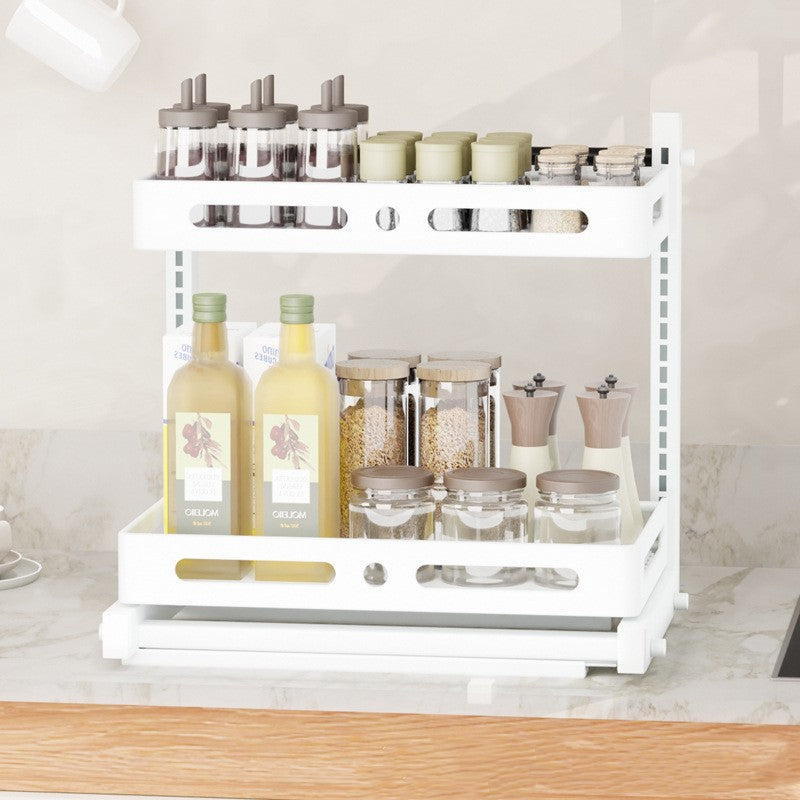 1oc Kitchen Sink Storage Rack Pull out Storage Rack Spice And Dish Cabinet