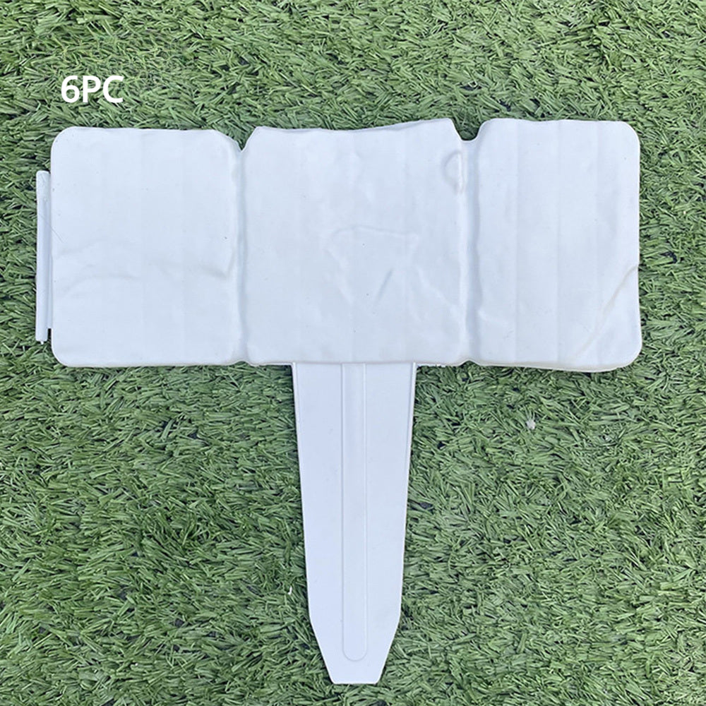 6pcs Plastic Garden Landscape Edging Border Fence