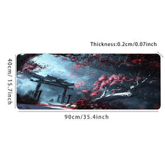 Large Temple Desk Mat Gaming Mouse Pad Non Slip Computer Mat