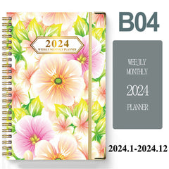 A5 Calendar Planner Notebook Weekly Monthly Agenda Organizer
