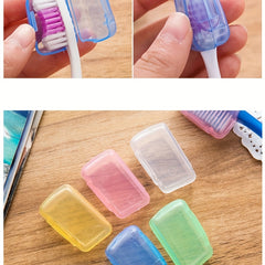 5pcs Antibacterial Toothbrush Case, Protects Toothbrush Head