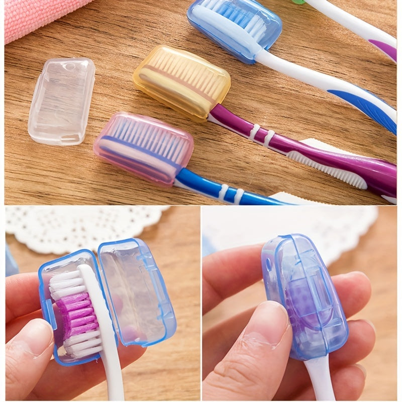 5pcs Antibacterial Toothbrush Case, Protects Toothbrush Head