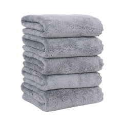 5pcs Microfiber Hand Towels Set 34x8inch Highly Absorbent Towels