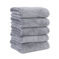 5pcs Microfiber Hand Towels Set 34x8inch Highly Absorbent Towels