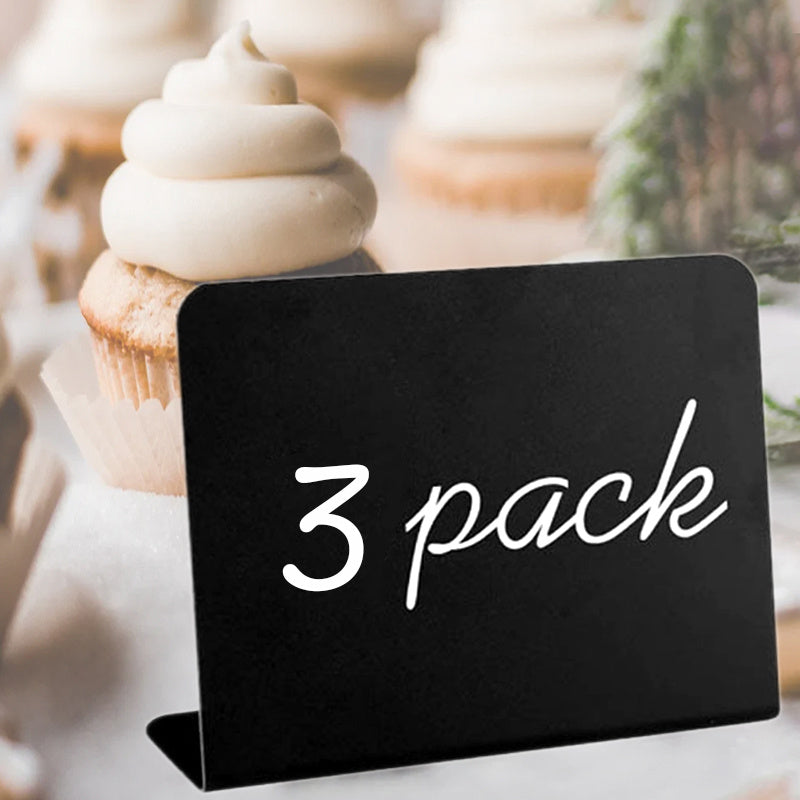 Mini Chalkboard Signs For Food 3pcs Pack Small Chalkboard Food Signs For Party