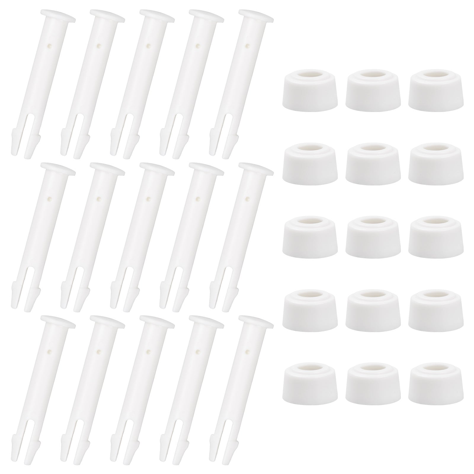 Pool Plastic Connecting Pins & Seal Replacement Parts - 15 Packs