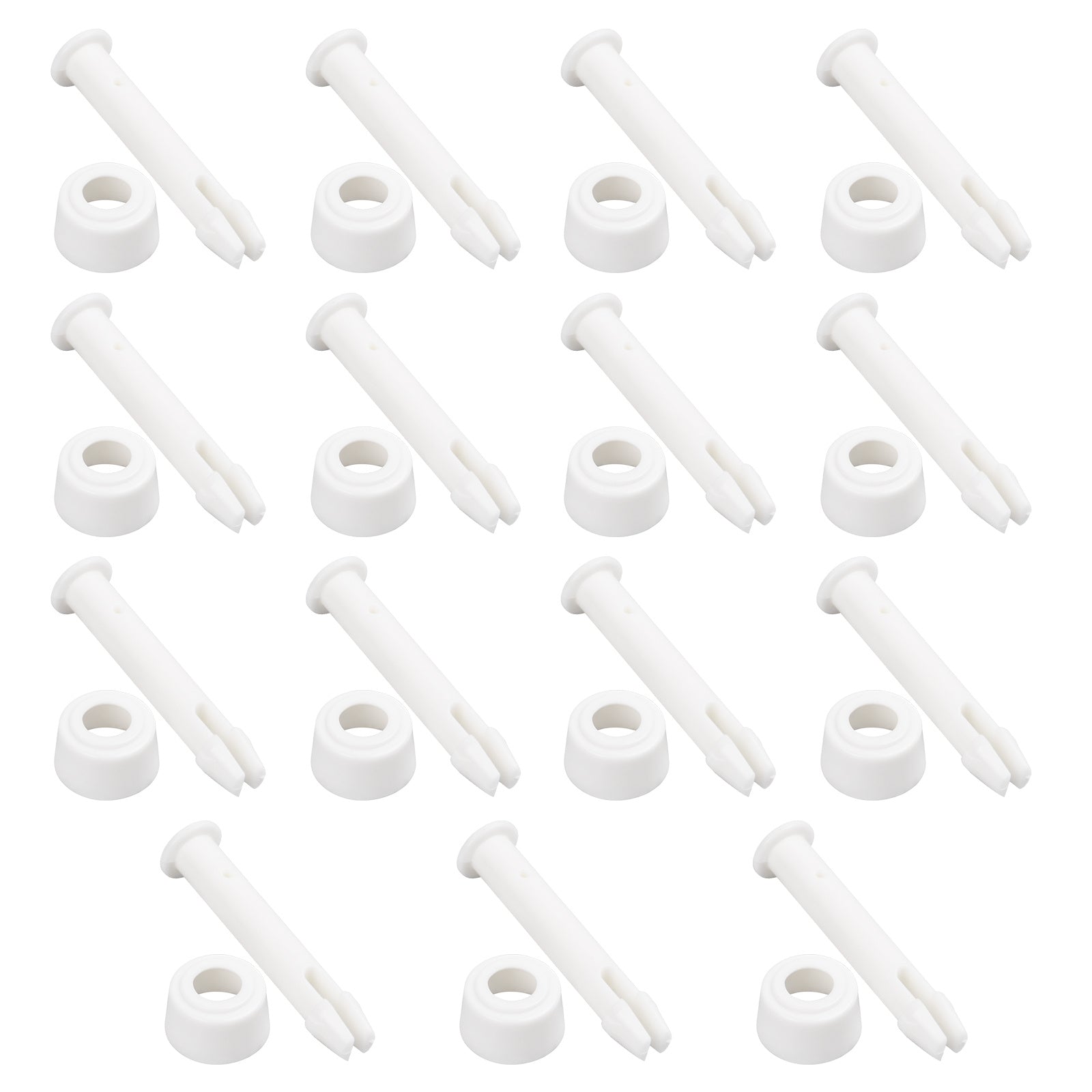 Pool Plastic Connecting Pins & Seal Replacement Parts - 15 Packs