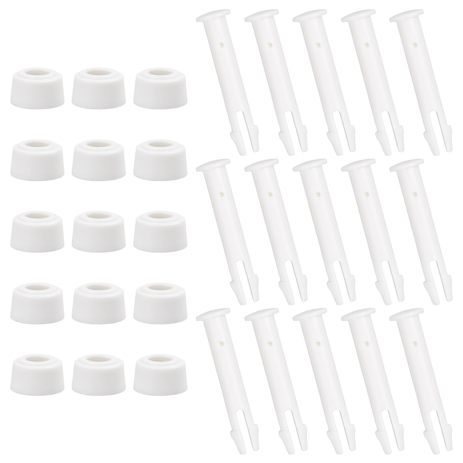 Pool Plastic Connecting Pins & Seal Replacement Parts - 15 Packs