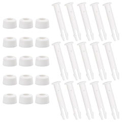 Pool Plastic Connecting Pins & Seal Replacement Parts - 15 Packs