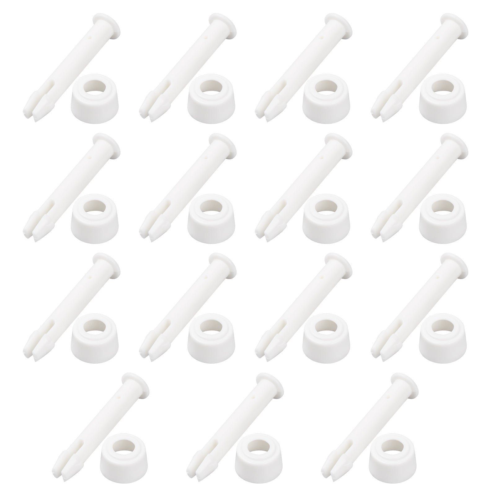 Pool Plastic Connecting Pins & Seal Replacement Parts - 15 Packs