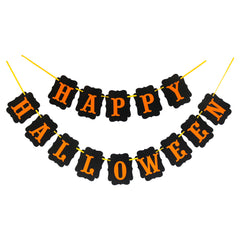 Halloween Banner Bat Witch Triangle Flag Spider Ball Pumpkin Decoration