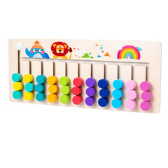 Wooden Go Chess Game Toddler Puzzle Think Educational Developmental Toy