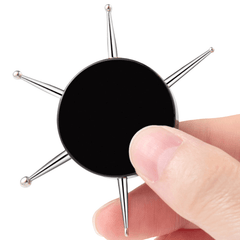 6 Heads Nail Art Dotting Tools Stainless Steel Round Point Flower Painting Pen
