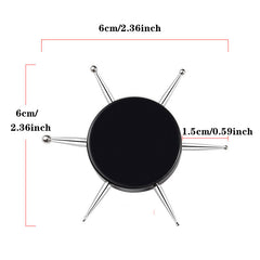 6 Heads Nail Art Dotting Tools Stainless Steel Round Point Flower Painting Pen