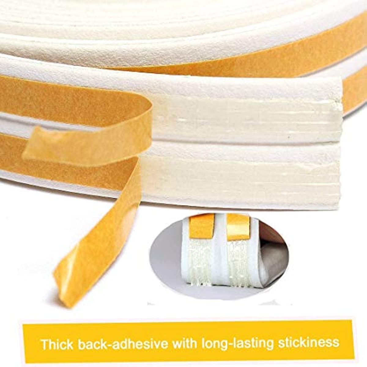 Indoor Weather Stripping Self Adhesive Foam Window Seal Strip