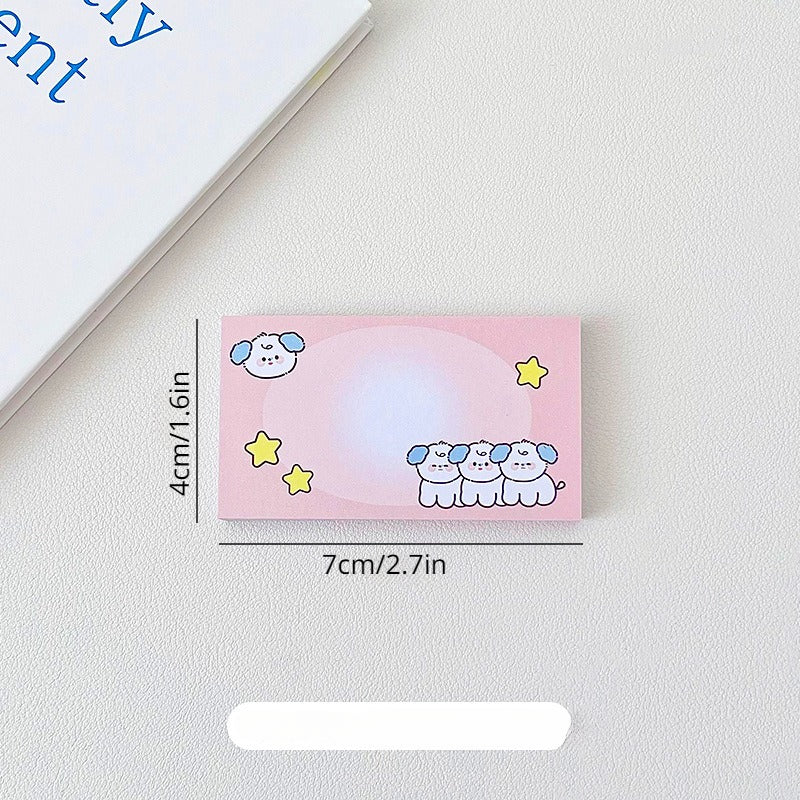 American Retro Note Pad For Students Tearable Sticky Memo Pad