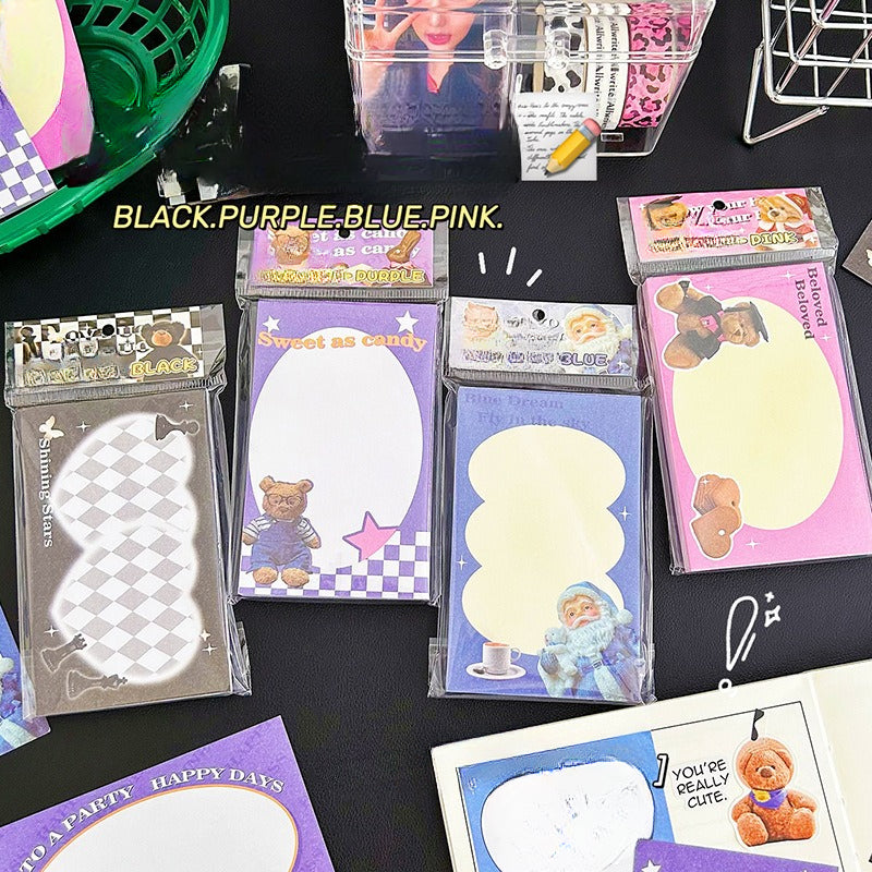 American Retro Note Pad For Students Tearable Sticky Memo Pad