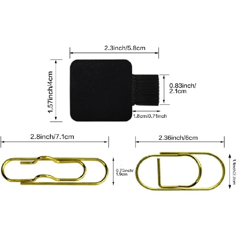10pcs Pen Loop Holder Self Adhesive Stainless Steel Pen Holder