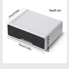 2pcs Drawer Desktop Organizer Box Cosmetics Stationery Storage
