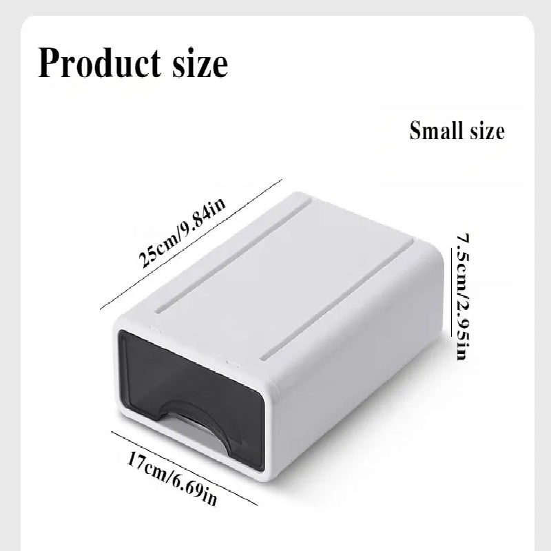 2pcs Drawer Desktop Organizer Box Cosmetics Stationery Storage