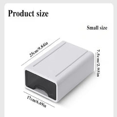 2pcs Drawer Desktop Organizer Box Cosmetics Stationery Storage