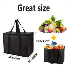 Insulated Food Bag Portable Foldable Large Capacity Reusable Cooler Bags
