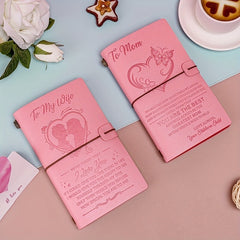 Romantic Leather Journal - Perfect Gift for Wife