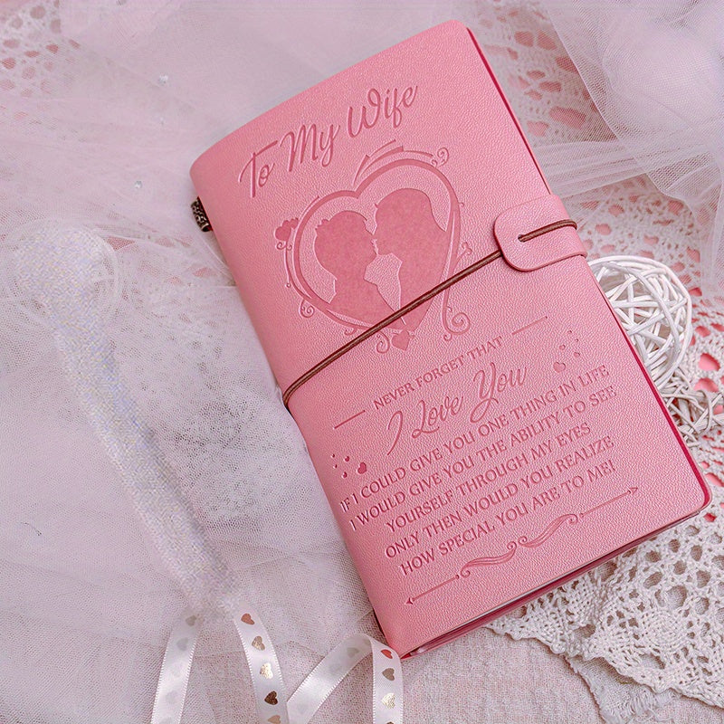 Romantic Leather Journal - Perfect Gift for Wife