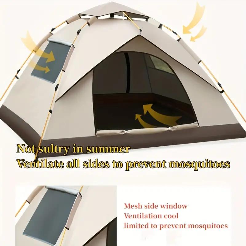 Waterproof Quick Opening Tent for 2-4 People