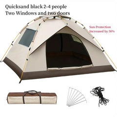 Waterproof Quick Opening Tent for 2-4 People