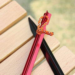 10pcs Aluminum Alloy Garden Stakes Ground Nails for Camping