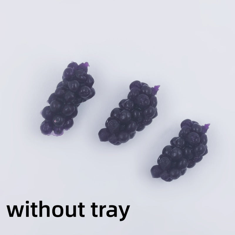 Mini Green Purple Grapes Toys for Dollhouse Gift
