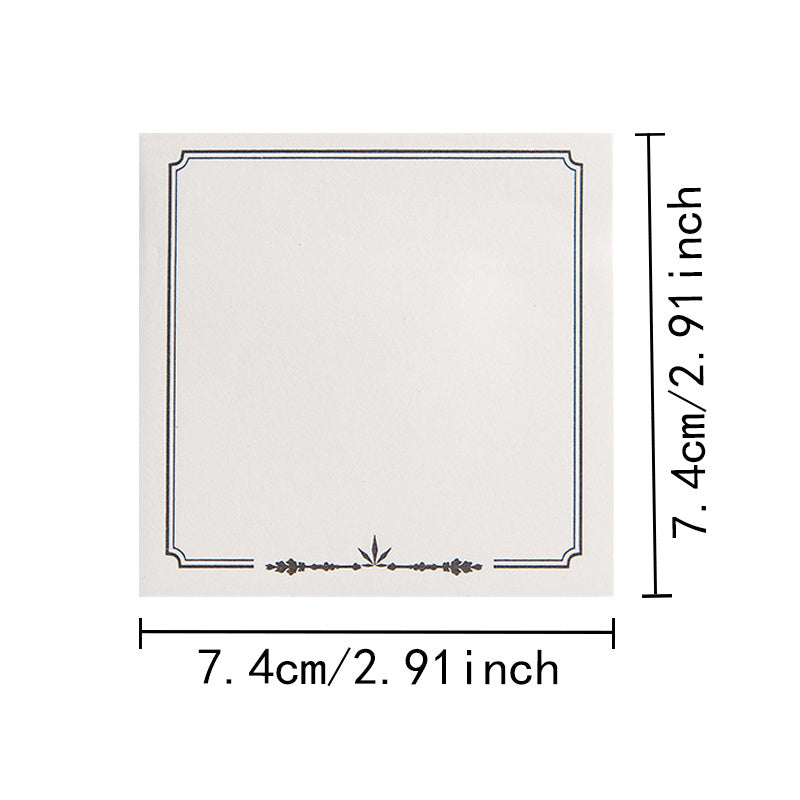 80 Pages Sticky Notes Creative Memo Pad Tearable Student Sticky Grid