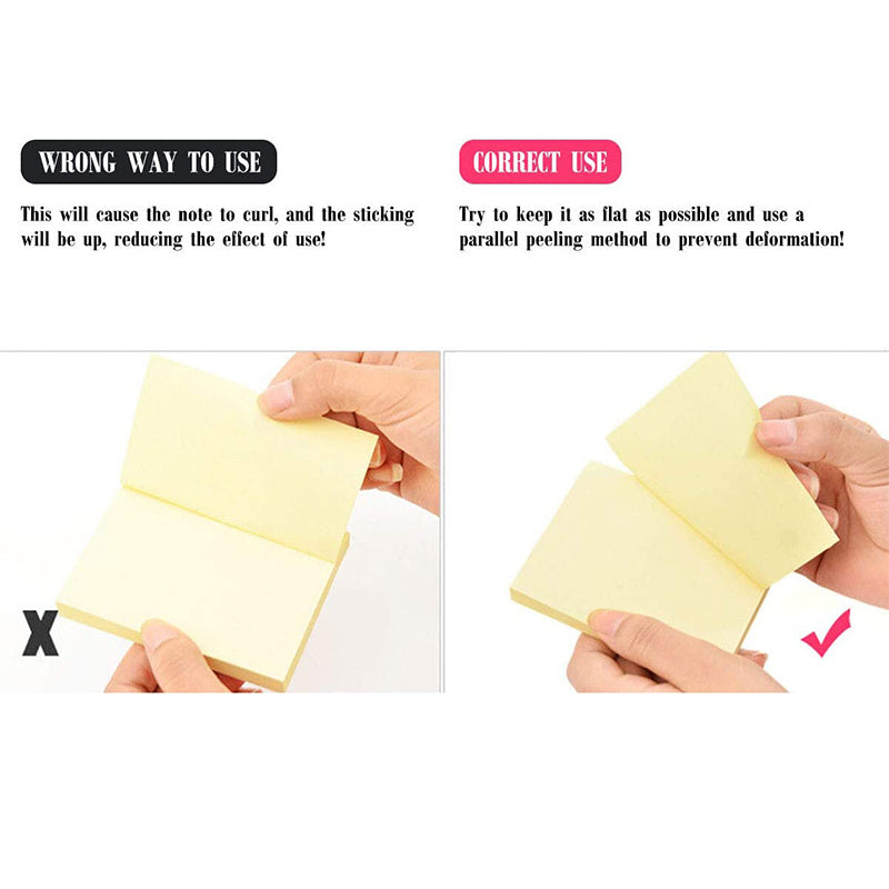 1000 Pages Colorful Sticky Note Set in Leather Box